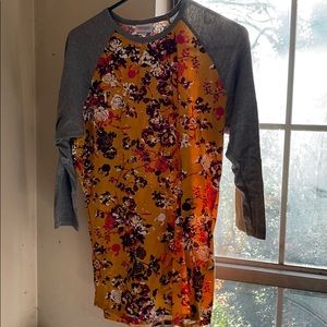 Disney LuLaRoe Randy Gold Minnie Roses